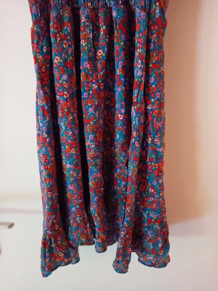 Très jolie robe multicolore M/L - photo numéro 6