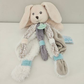Doudou baby nat lapin poupi nature 