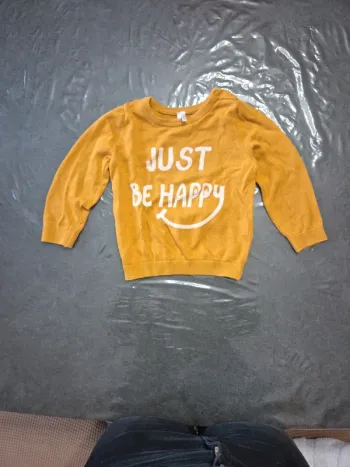 Petit pull Just Be Happy Garçon
