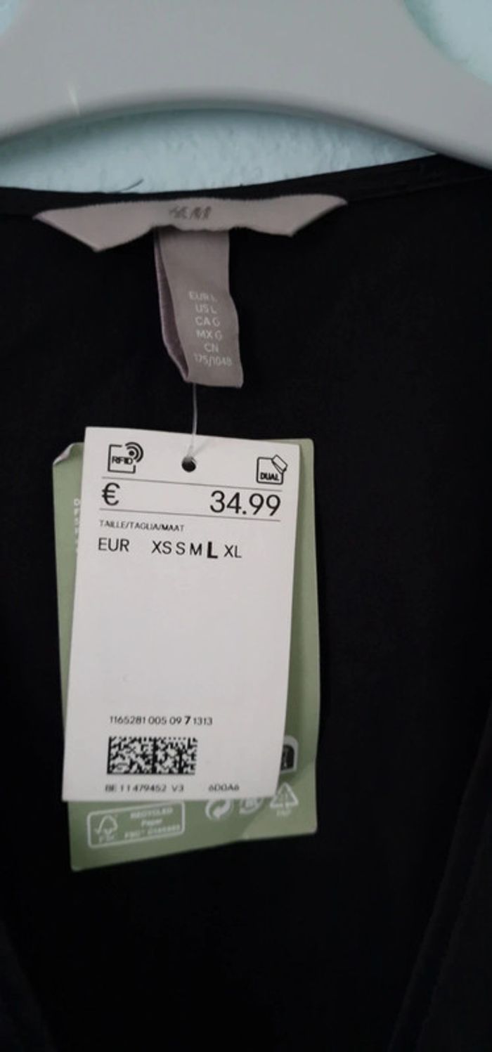 Robe satiné portefeuille taille L neuve avec étiquette - photo numéro 6