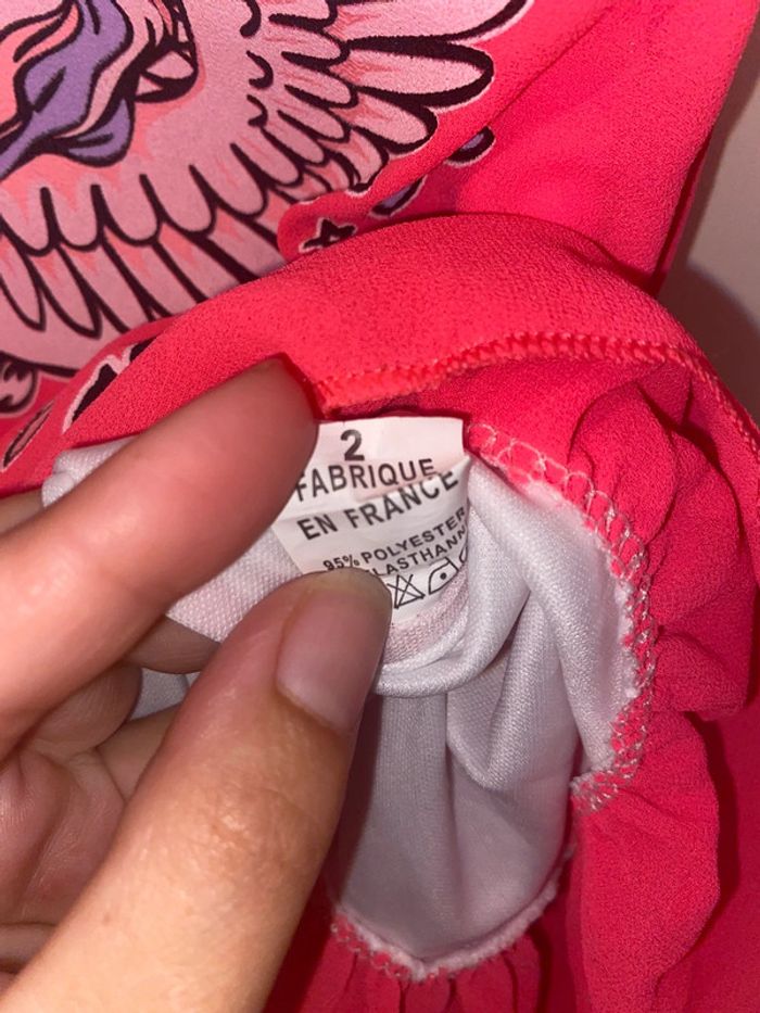 Magnifique robe licorne, 24 mois sans marque. - photo numéro 8