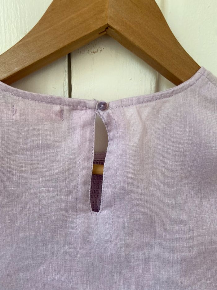 Blouse en lin CFK taille 12 ans - photo numéro 5