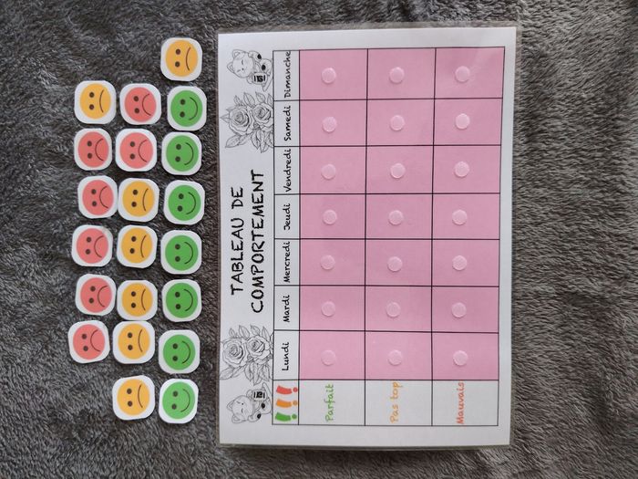 2 fiche plastifiée conçu pour les garçons - photo numéro 3