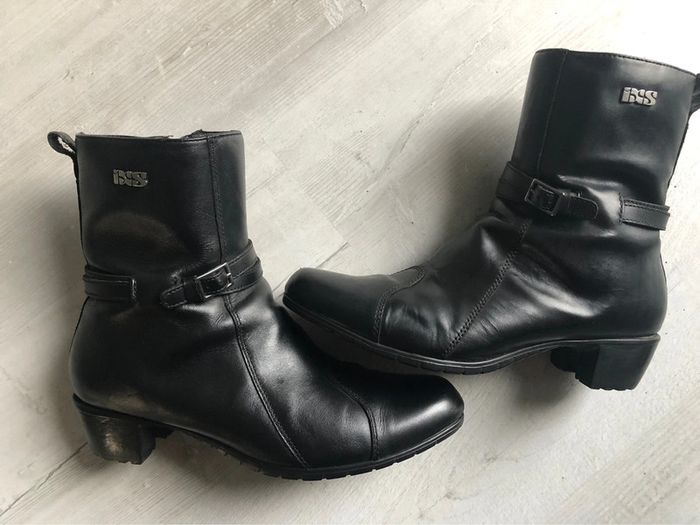 Bottines moto femme cuir « ixs » comme NEUVES - photo numéro 18