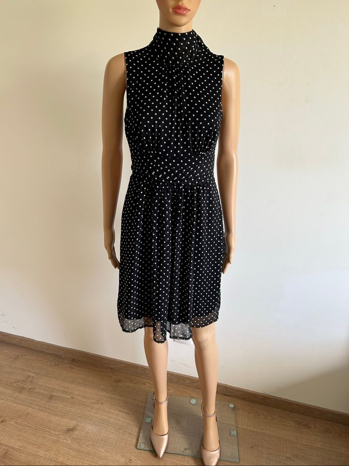 Robe noire à pois blancs Bodyflirt taille 36 jamais portée - photo numéro 3
