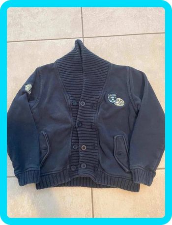 Beau gilet boutonné chaud 5 ans Sergent major