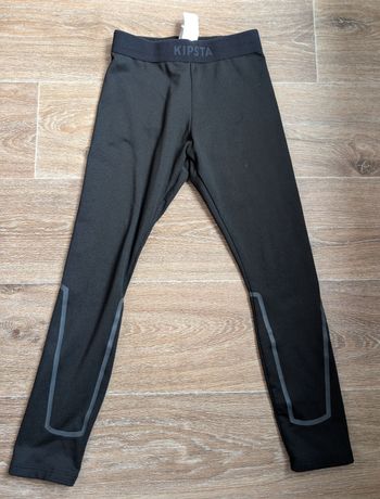 Legging technique Kipsta enfant noir taille 8-9 ans