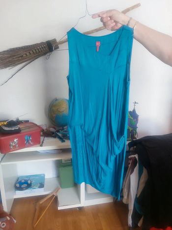 Tunique robe turquoise