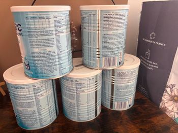 Boîtes de lait novalac 