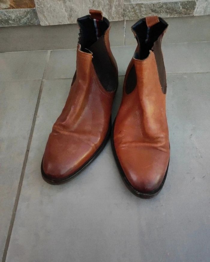 Bottines marron Tommy Hilfiger - photo numéro 2