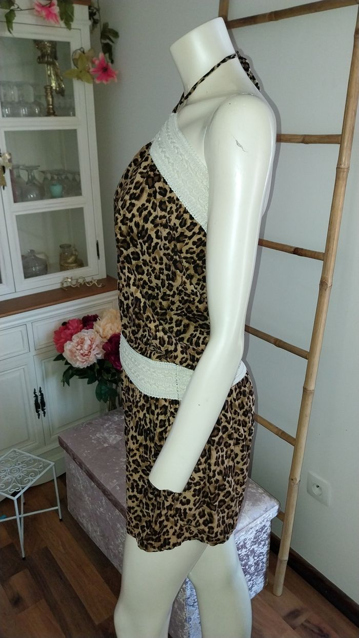 Combishort fluide léopard Taille S/ M Très bon etat - photo numéro 3