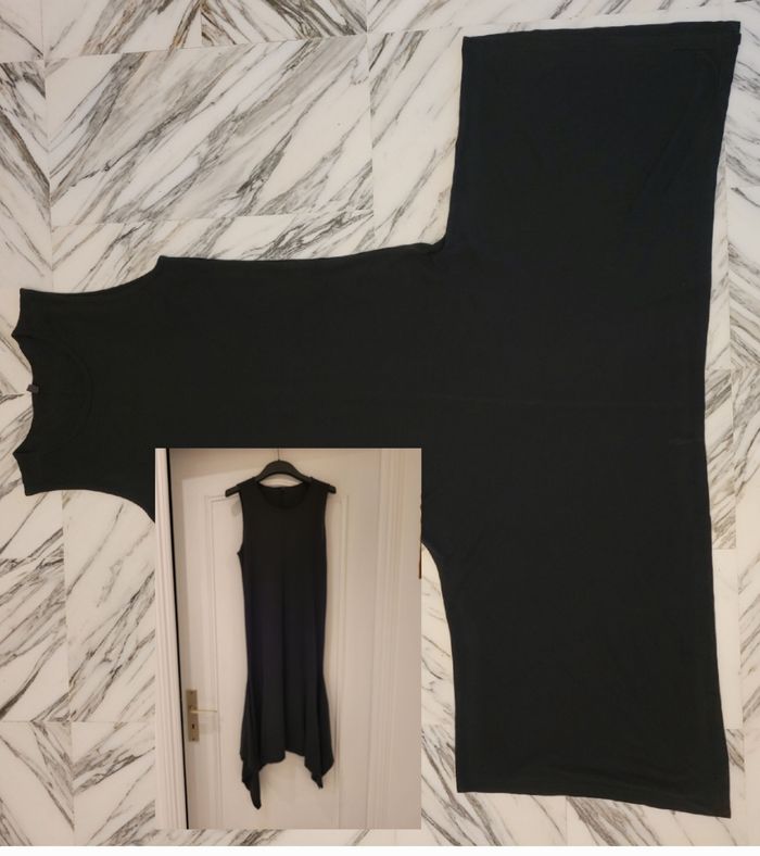 Tattoo Paris Robe  Longue TFr38/TM- Beige_Champagne avec Fines bretelles Dorées en TBE - photo numéro 10