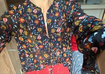 Blouse fleurie Zara 