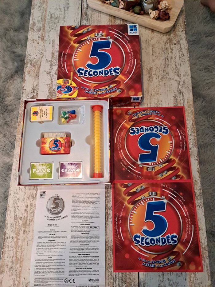Jeu 5 secondes chrono