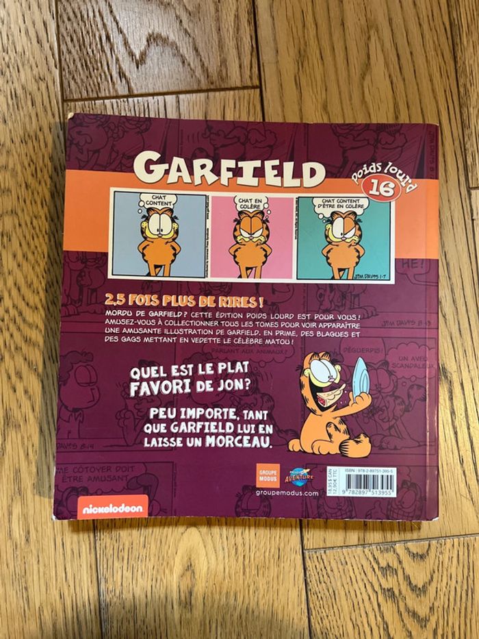 Garfield poids lourd 16 par Jim Davis - Nickelodeon - photo numéro 2