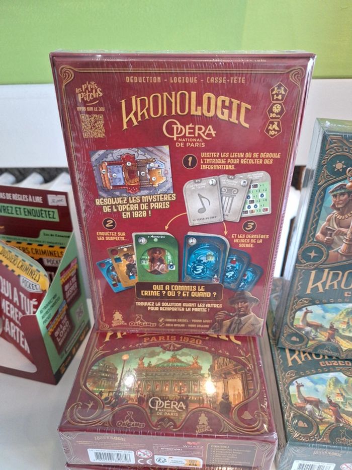 🧩 Kronologic : Paris 1920 – Jeu de logique et déduction (Neuf) - photo numéro 2