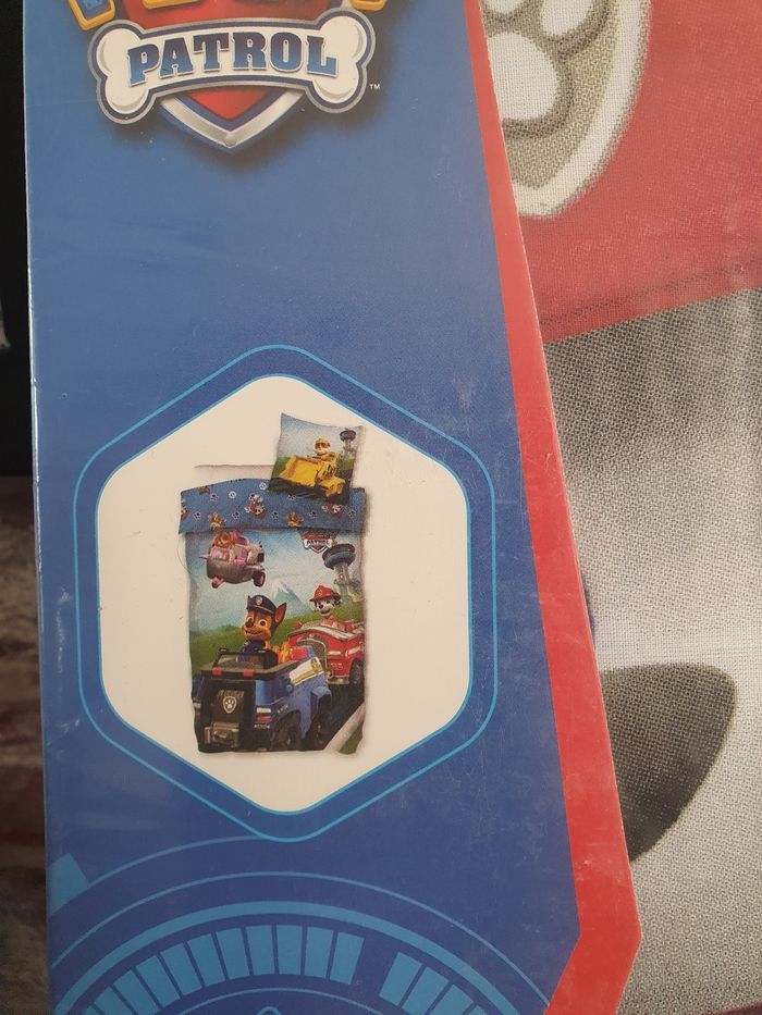 Housse de couette parure paw patrol - photo numéro 2