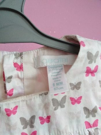 Robe fille 6 mois obaibi