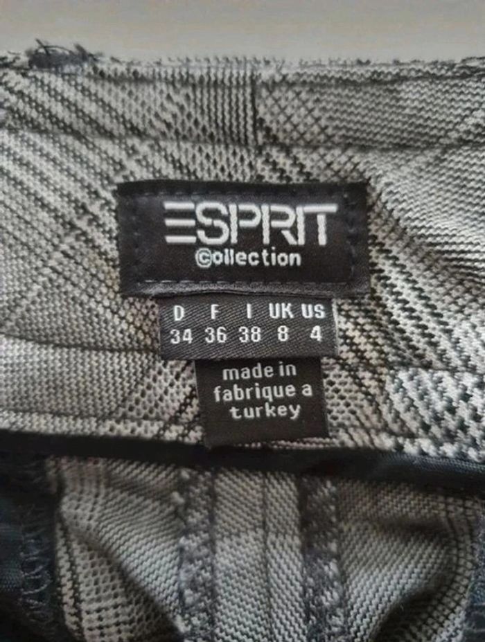 Neuf Corsaire Esprit Collection imprimé Prince de galles gris taille 36 - photo numéro 10