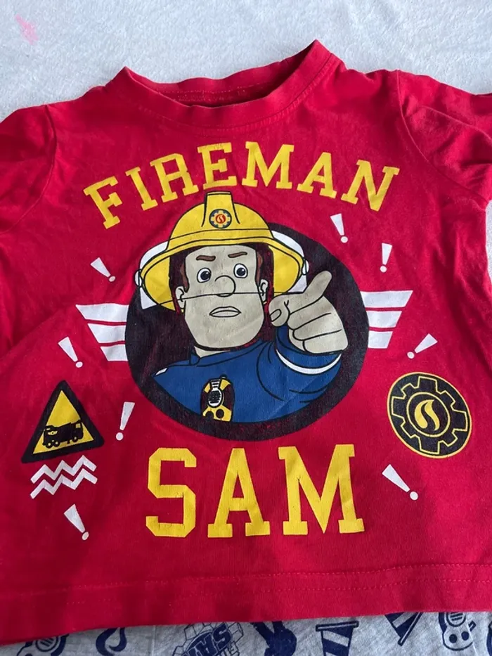 Pyjama fireman sam 2 ans - photo numéro 4