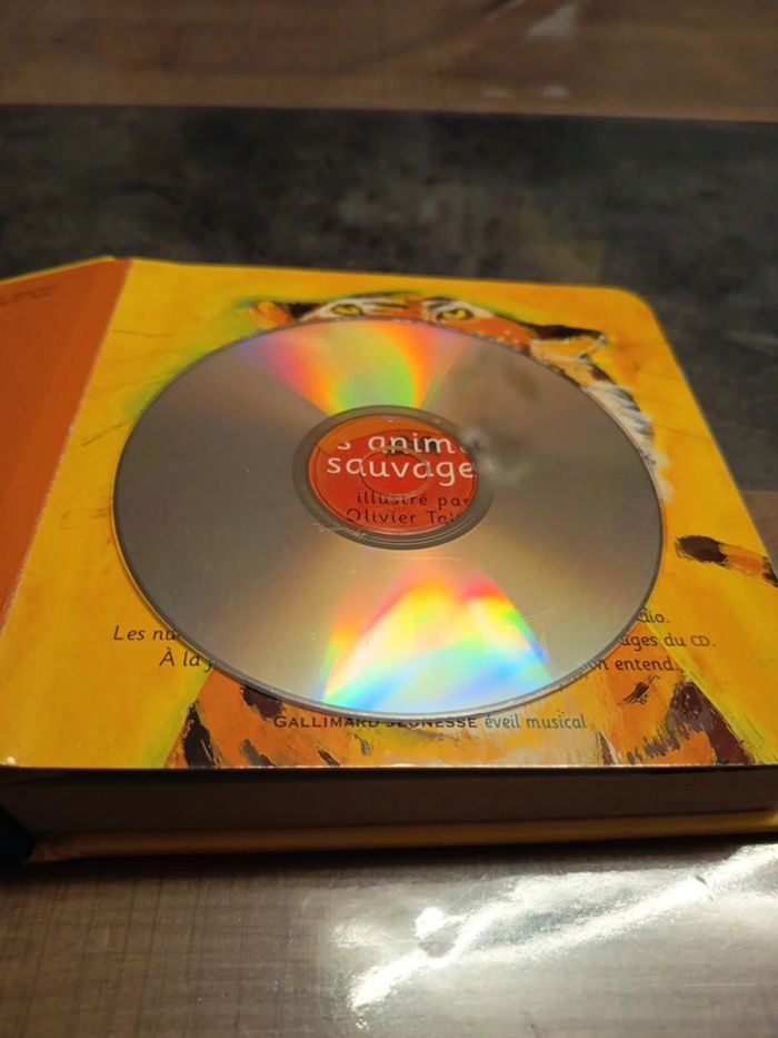 Mon imagier des animaux sauvages avec CD - photo numéro 4