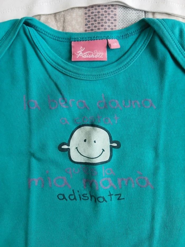 Lot t-shirts Adishatz 18 mois - photo numéro 3