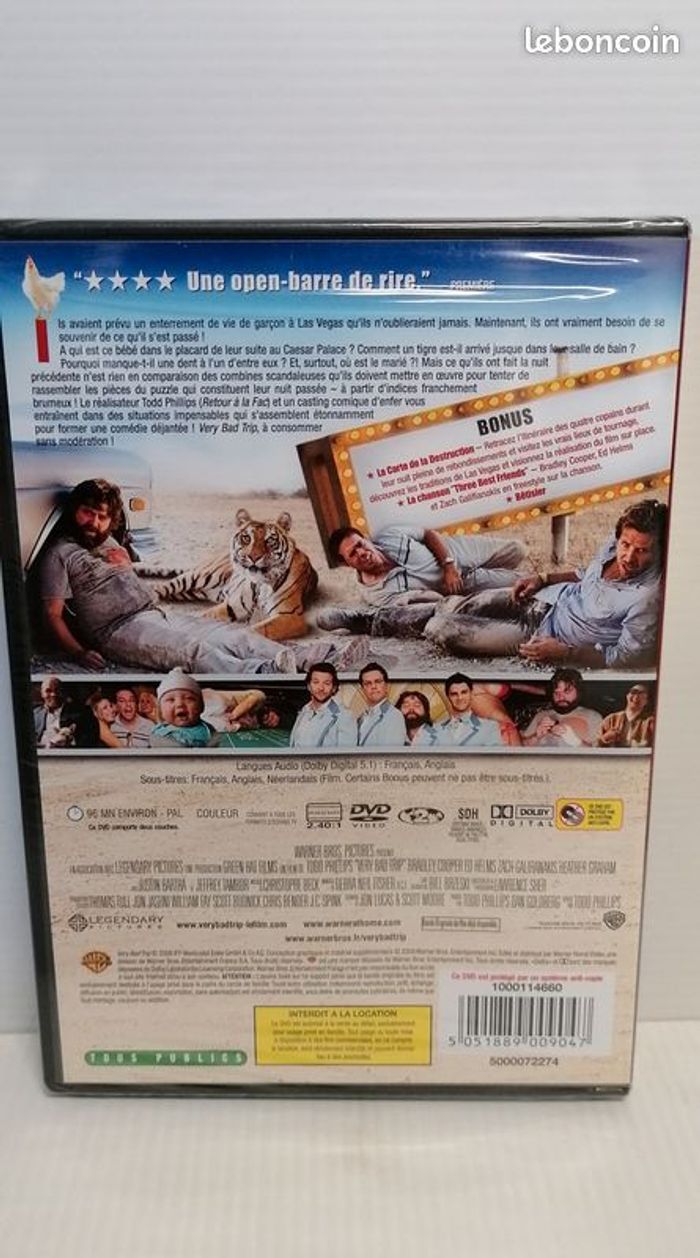 Dvd VERY BAD TRIP (Neuf sous blister) - photo numéro 3