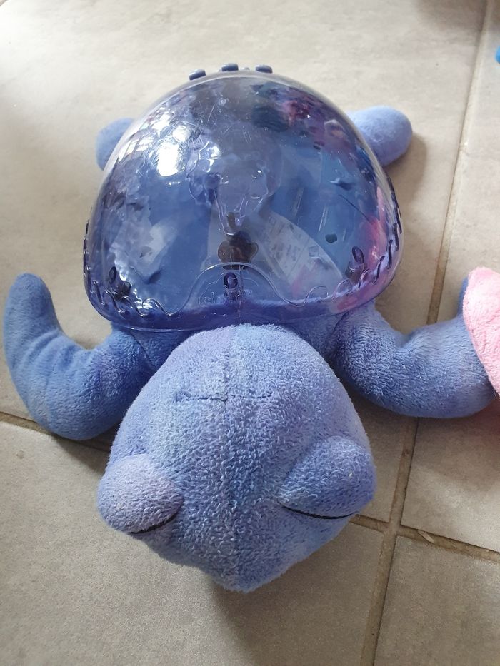 Veuilleuse tortue bleue Cloud B - photo numéro 2