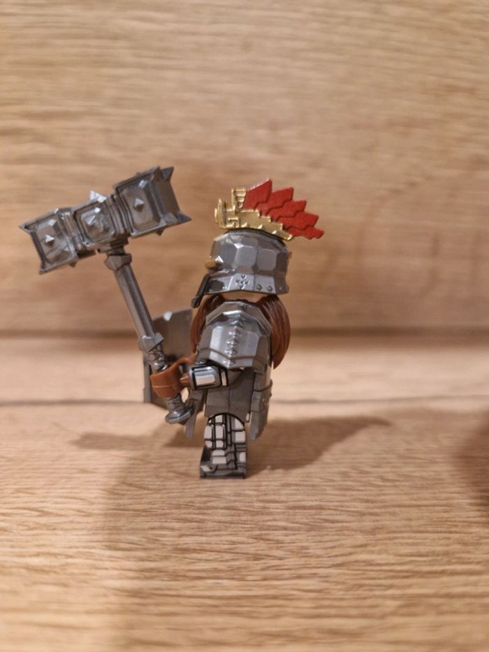 Figurine type lego Roi nains seigneur des anneaux - photo numéro 2