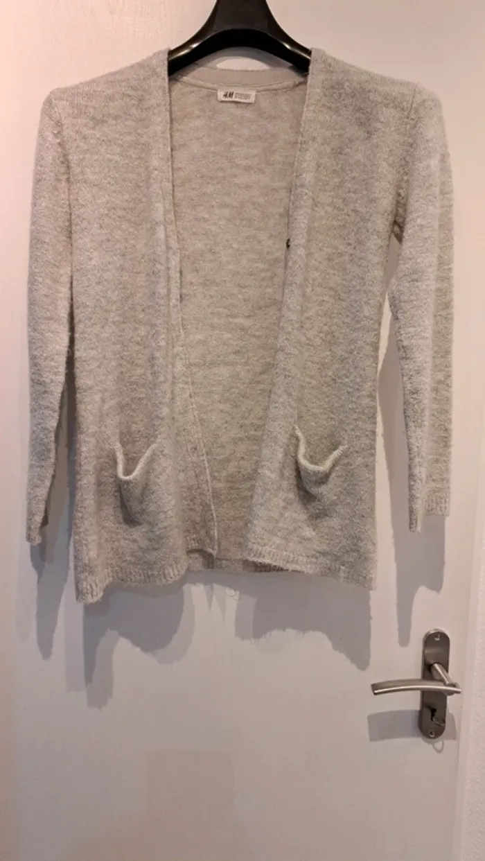 Gilet long hiver, H&M, 12 ans