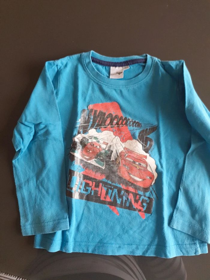 tee shirt cars 4 ans à 5 ans