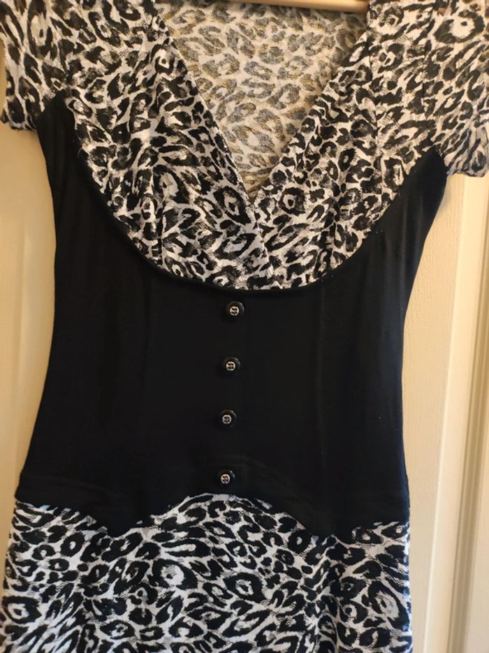 robe morgan cintrée zèbre panthere - photo numéro 2