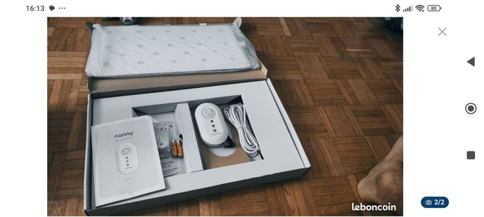 Nanny care - moniteur de surveillance respiratoire - photo numéro 2