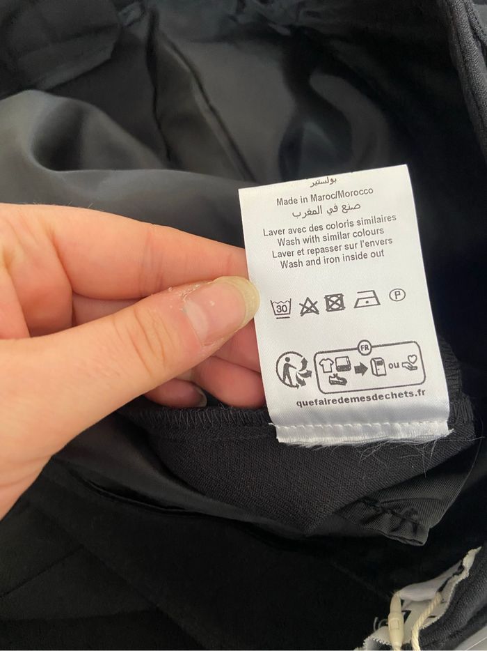 Pantalon noir à pinces taille haute – T40 – Neuf avec étiquette – Sud Express - photo numéro 6