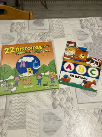 Lot livres alphabets