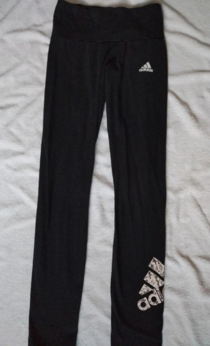 Legging sport fille xs noir Adidas neuf