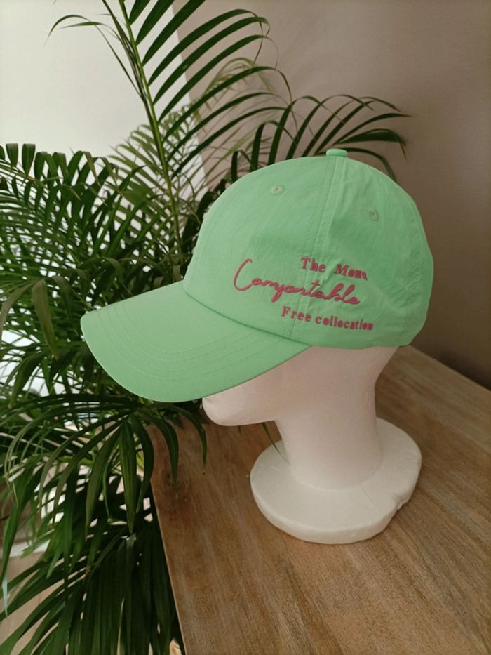 Casquette de plage adulte verte menthe à séchage rapide - photo numéro 2