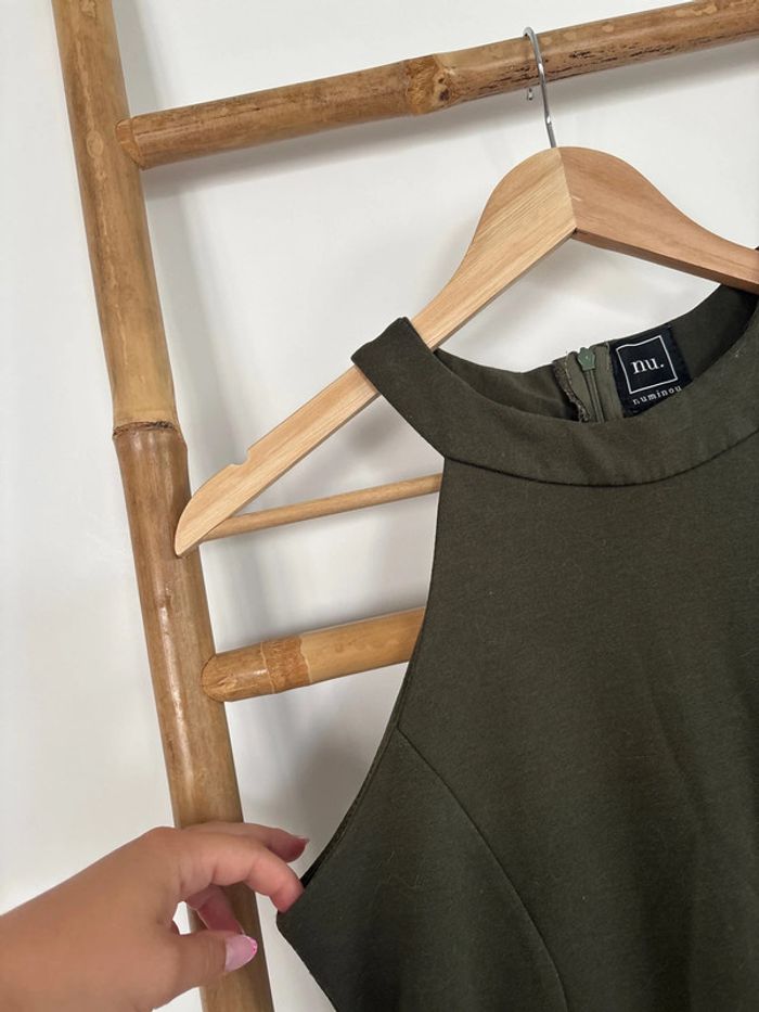 Robe vert kaki numinou taille 38 - photo numéro 3