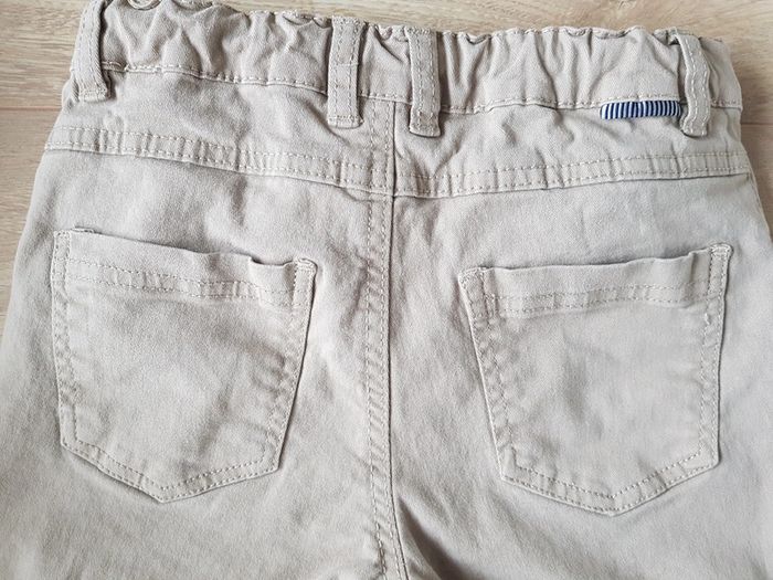 Jeans beige slim - photo numéro 5