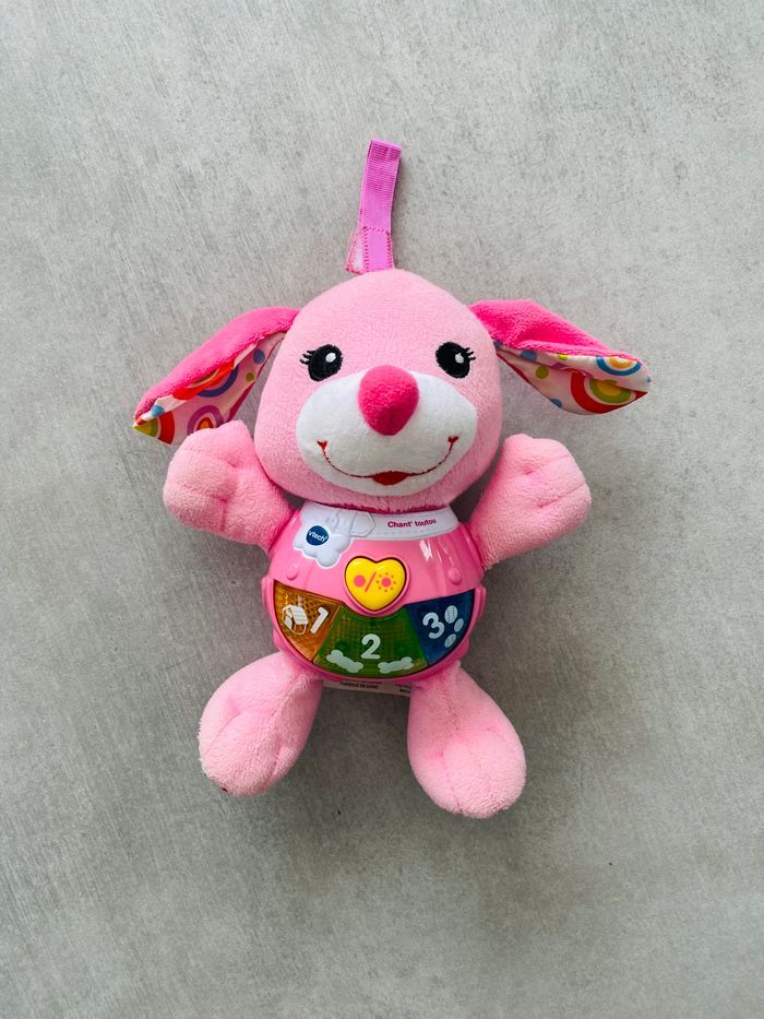 Jouet peluche musicale chant’toutou vtech