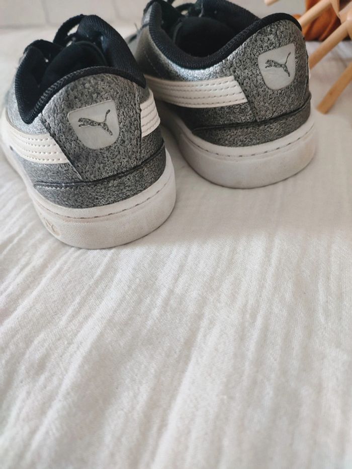 Baskets Fille Puma Vikky Glitz – Pointure 29 - photo numéro 4