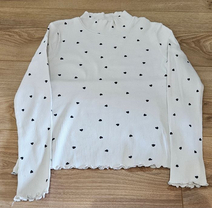 Lot de 4 T-shirts à manches longues fille - Taille 8 ans - photo numéro 2