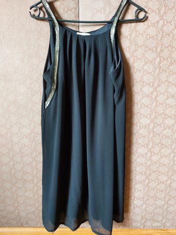 Robe noire strass 38