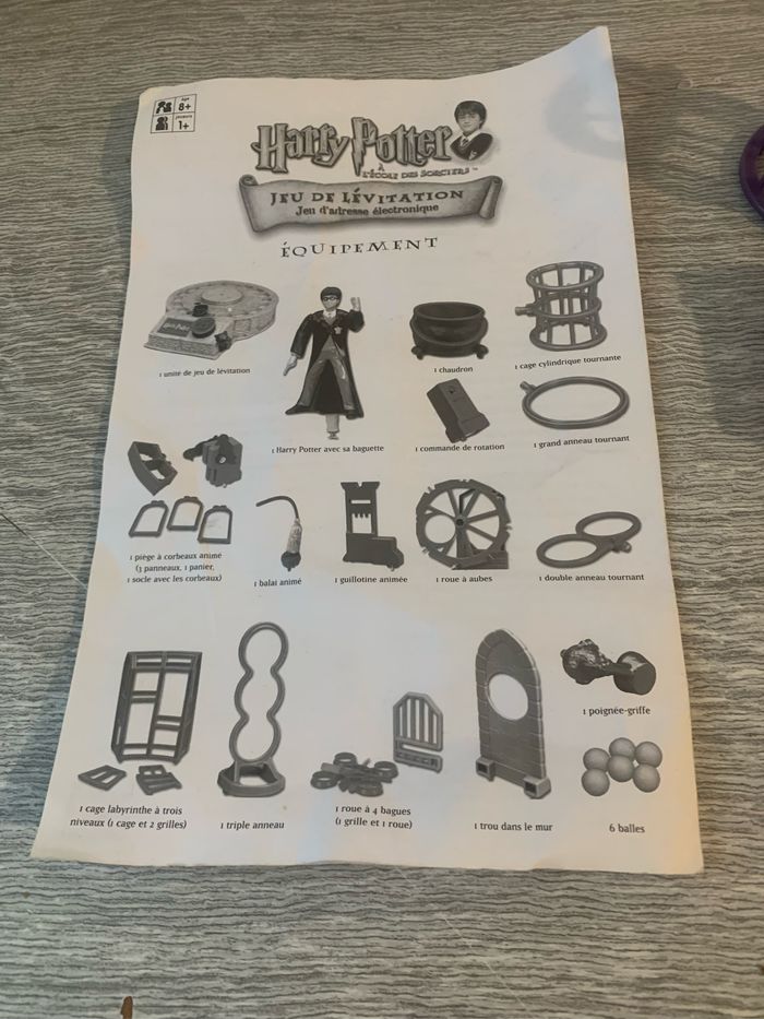 Lot de pièces détachées Jeu de lévitation Harry Potter - photo numéro 2