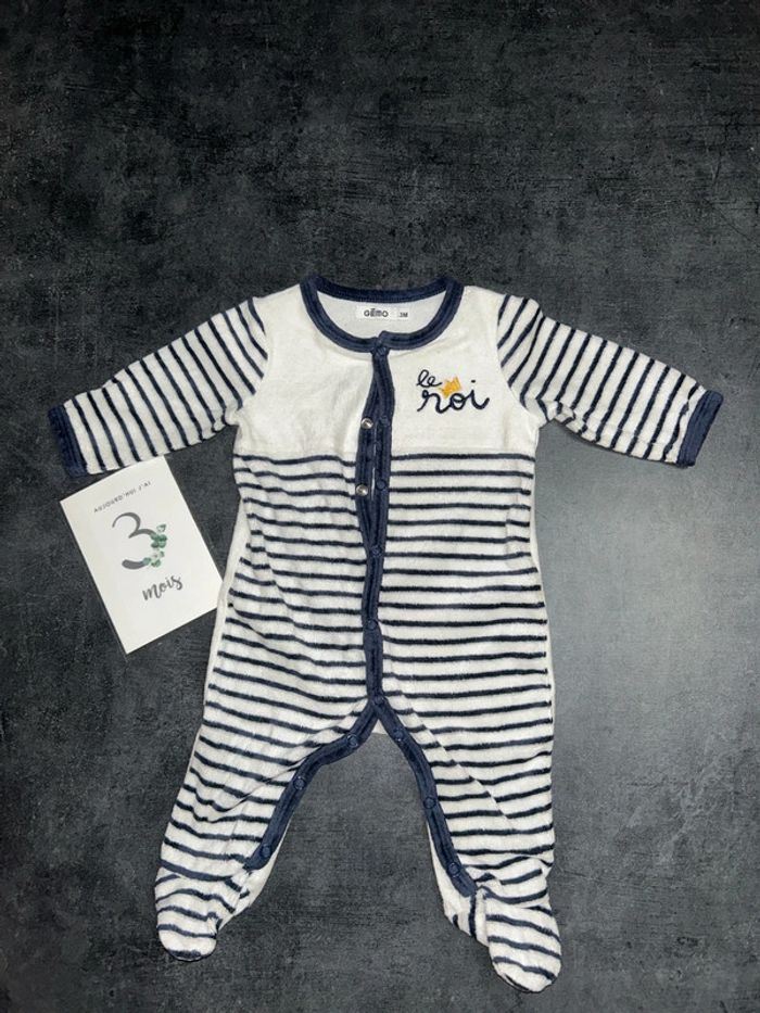 Pyjama bébé « le roi »