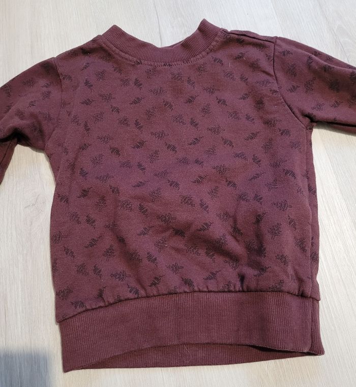 Pull marron 24 mois