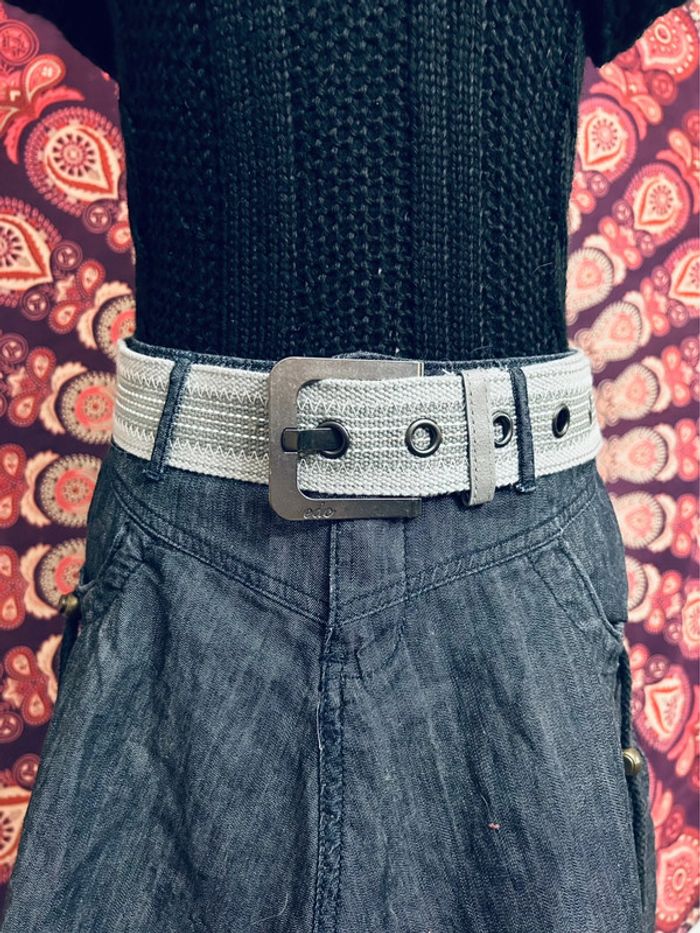 🩶Ceinture coton gris EDC by Esprit Light gray Cotton Belt🩶 - photo numéro 3