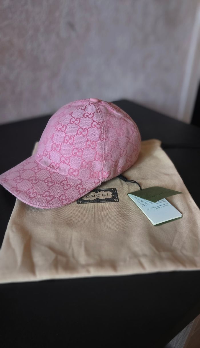Casquette gucci rose - photo numéro 9