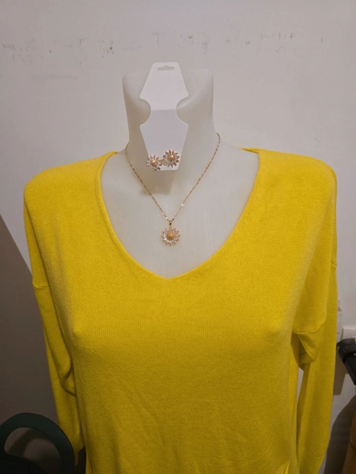 Magnifique ensemble bijoux neuf acier inoxydable