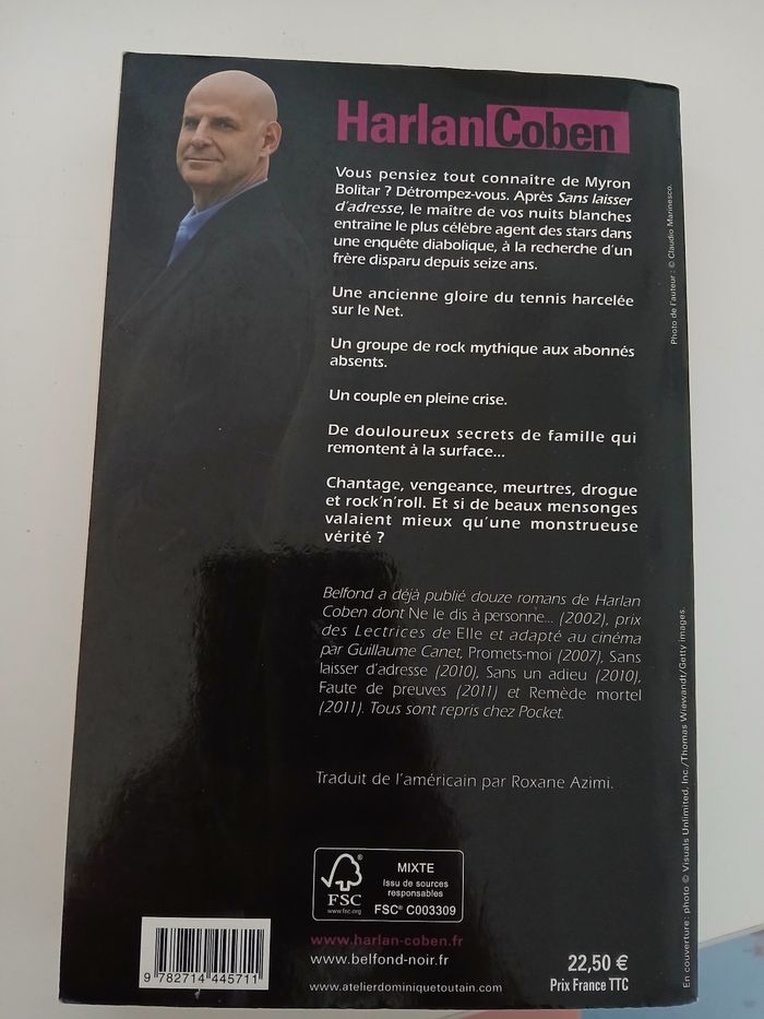 Lot de 7 livres d'Harlan Coben - photo numéro 3